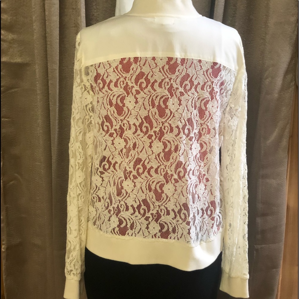 Laced Zip Up Jacket - Picture 4 of 5